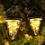cheap Pathway Lights &amp; Lanterns-Solar Garden Lights Outdoor Waterproof Hanging Lanterns for Garden Patio Path Wedding Christmas Party Camping Atmosphere Decoration