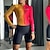 economico Set di abbigliamento da donna-Per donna Tuta da triathlon Manica corta Triathlon Rosso Blu Verde scuro Pop art Bicicletta Licra Gli sport Pop art Abbigliamento
