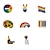 cheap Valentine&#039;s Day for Lover-16Pcs Gay Pride Pins-Pride LGBTQ Accessories Pin-Love is Love-Enamel Pins for Backpack Hat-Lapel Pins for Pride Festivals（Random）