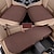 Недорогие Чехлы на автокресла-Чехол на автомобильное сиденье из льна starfire, четыре сезона, передняя и задняя подушка из льняной ткани, дышащий защитный коврик, коврик, автоаксессуары, универсальный размер