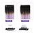 cheap Human Hair Extensions-Clip In Hair Extensions Remy Human Hair 1 PCS Pack Straight Black Purple Hair Extensions / Daily Wear