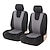 abordables Fundas de asiento para coche-2 piezas Cobertor de Asiento Para Coche para Asientos delanteros Fácil de Instalar Fácil de limpiar para Coche