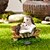 baratos esculturas e estátuas de jardim-pequenos animais criativos e fofos ornamentos de jardinagem leitura ouriço jardim paisagismo artesanato em resina decorativa 1pc