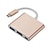 זול ראוטרים ומתגי USB-LITBest USB 3.0 USB C רכזות 6 נמלים OTG רכזת USB עם HDMI 1.4 USB 3.0 USB C USB3.0*1 אספקת חשמל עבור