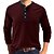 cheap Men&#039;s Casual T-shirts-Men&#039;s T shirt Tee Color Block Plain Round Neck Wine Red Green Royal Blue Dark Gray Gray Daily Color Block Clothing Apparel Basic Daily Esencial