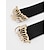 abordables Cinturones de mujer-Mujer Cinturón Ancho Nailon Cubo de metal decoración de arco Formal Casual Fiesta Diario Plata Dorado