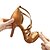 Недорогие Обувь для латиноамериканских танцев-Жен. Обувь для латины Обувь для сальсы Для вечеринок В помещении Выпускной Блестящий кристалл с блестками и драгоценными камнями Стиль Простой стиль Стразы Каблук &quot;Клеш&quot; С пряжкой Взрослые