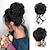 cheap Chignons-chignons Hair Bun Synthetic Hair Hair Piece Hair Extension Bouncy Curl Water Wave Party / Evening Daily Wear Vacation 2# 4# 6#