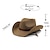 abordables Sombreros de mujer-Sombreros de vaquero para mujer, banda de talla retro, sombreros occidentales