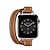 preiswerte Apple Watch-Armbänder-Uhrenarmband für Apple Watch Series 8 7 6 5 4 3 2 1 SE Echtes Leder Ersatz Gurt Double Tour Armband