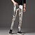 abordables pantalones casuales-Hombre Ajustado Pantalones Pantalones de piel sintética Pantalones casuales Retazos Bolsillo Color sólido Comodidad Ligero Fiesta Discoteca Ropa de calle Ropa de calle Elegante Negro Oro