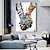 economico arte di strada-dipinto a mano dipinto a olio parete moderna street art decorazione della casa arredamento tela arrotolata senza cornice non tesa