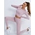 billiga Set och One-Pieces-Dam Set med sportkläder Träningsset Vinter 2 st Beskuren Rand Damasker Magtröja Gul Rosa Elastan Yoga Kondition Gymträning Magkontroll Rumplyft Andningsfunktion Sport Sportkläder Elastisk