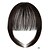 זול פוני-פוני קליפס שיער בתוספות פוני שוליים טבעיים עם קליפס קדמי מסודר פוני שטוח חלק אחד חתיכת שיער ישרה ארוכה לנשים