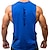 cheap Tank Tops-Men&#039;s Tank Top Vest Top Undershirt Letter Crew Neck Sport Daily Sleeveless Clothing Apparel Casual Muscle Workout