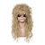 baratos Peruca para Fantasia-peruca de fantasia de halloween masculina engraçada dos anos 70 anos 80 peruca longa de roqueiro preto encaracolado