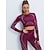 billiga Set och One-Pieces-Dam Set med sportkläder Träningsset Vinter 2 st Beskuren Rand Damasker Magtröja Gul Rosa Elastan Yoga Kondition Gymträning Magkontroll Rumplyft Andningsfunktion Sport Sportkläder Elastisk