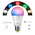 halpa LED-älylamput-6kpl 10w älykäs wifi led-lamppu rgbcct väriä vaihtava a19 a60 himmennettävä työ alexalla ja google home ilman napaa