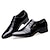 cheap Men&#039;s Oxfords-Men&#039;s Oxfords Dress Shoes Father Shoes Office &amp; Career Walking Shoes Microfiber Black Fall Spring British