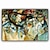 preiswerte Berühmte Meisterwerke-Handgefertigtes handgemaltes Ölgemälde Wandkunst Wassily Kandinsky abstrakte Schnitzerei Malerei Heimdekoration Dekor gerollte Leinwand kein Rahmen ungedehnt