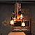 זול עיצוב פנסים-4-אור 45 cm מנורות תלויות עץ תַעֲשִׂיָתִי קאנטרי 110-120V 220-240V