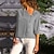 preiswerte Blusen und Hemden für Damen-Damen Hemd Bluse Schwarz Weiß Gelb Glatt Taste Langarm Casual Täglich Basic Geschäftlich Elegant V Ausschnitt Standard Baumwolle S