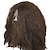 economico Parrucca per travestimenti-Hagrid parrucca film cosplay accessori per barba capelli lunghi ricci castani