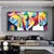 abordables Pinturas de animales-Mintura pinturas al óleo de vaca hechas a mano sobre lienzo decoración de arte de la pared imagen de animales abstractos modernos para decoración del hogar pintura enrollada sin marco sin estirar