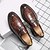 cheap Men&#039;s Slip-ons &amp; Loafers-Men&#039;s Unisex Loafers &amp; Slip-Ons Crocodile Pattern Vintage Business Classic Daily Office &amp; Career PU Warm Black Brown Fall Spring