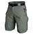 cheap Hiking Trousers &amp; Shorts-Men&#039;s Hiking Cargo Shorts Hiking Shorts Tactical Shorts Summer Shorts Bottoms Military Quick Dry Lightweight Multi Pockets Green Black Grey / Knee Length