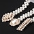 abordables Cinturones de mujer-Señoras perla cintura cadena versión coreana rhinestone perla cinturón decorativo moda dulce vestido cinturón elástico mujeres al por mayor