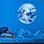 abordables Decoración y lámparas de noche-Lámpara de proyección de luna y tierra, proyector de estrellas, proyector de planeta, luz de noche led de atmósfera de fondo para decoración de pared de dormitorio de niños