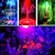 baratos Iluminação Noturna &amp; Decoração-Luz de palco led rgb luz de discoteca recarregável usb show de festa com efeito uv lâmpada de projetor a laser para decoração ktv de festa em casa
