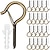 cheap Lighting Accessories-20/50 PCS Q-Hanger Screw Hooks for Outdoor String Lights Safety Buckle Design Easy Release Hanger Hooks Easy Release Outdoor Wire and Fairy Lights Christmas Light House Garage New Year Party Led Fairy Lights Safety Buckle Design