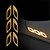 cheap Car Body Decoration &amp; Protection-StarFire 6pcs/Set Car Reflective Stickers Anti-Scratch Safety Warning Sticker for Truck Auto Motor Exterior Decorative Accessories