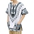 levne afrocentrická móda-Pánské Moderní africké oblečení Větší velikosti Africký tisk Dashiki Plesová maškaráda Dospělí Vrchní deska Párty