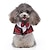 tanie Ubrania dla psów-artykuły dla zwierząt sukienka dla psa odzież dla zwierząt garnitur dla psa czerwona suknia ślubna z frakiem
