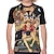 abordables Sudaderas y camisetas de anime para cosplay de uso diario-One Piece Monkey D Luffy T-Shirt Animé Dibujos Anime 3D Gráfico Estilo callejero Para Pareja Hombre Mujer Adulto Vuelta al cole Impresión 3D