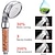 cheap Shower Heads-Stainless Steel Shower Head, Filter Filtration High Pressure Water Saving 3 Mode Function Spray Handheld Showerheads for Dry Skin &amp; Hair