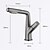 cheap Bathroom Sink Faucets-Bathroom Sink Faucet with Pull Out Spray,Brass Liftable 3-modes Electroplated / Painted Finishes Centerset Single Handle One Hole Lavatory Rotating Spout for Cold and Hot Water Bath Taps