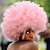 Недорогие Парики к костюмам-парики для косплея, афро-пуховые парики для женщин, короткий афро-кудрявый вьющийся парик, термостойкие синтетические волосы, пушистый мягкий натуральный парик для чернокожих женщин