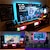 preiswerte LED Leuchtbänder-16,4 Fuß 5 m USB-LED-Streifen RGB-Farbwechsel Bluetooth-App-Steuerung Musiksynchronisation wasserdicht für Schlafzimmer, Wohnzimmer, Küche, Hof, Party, Decke