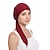 Χαμηλού Κόστους Γυναικεία καπέλα-νέο ελαστικό βαμβακερό μονόχρωμο περιτυλίγματος κασκόλ κασκόλ μουσουλμανικό τουρμπάνι καπό για γυναίκες εσωτερικό καπέλο χιτζάμπ μόδα γυναικεία καπέλα τουρμπάντε