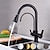 cheap Pullout Spray-Kitchen faucet - Two Handles One Hole Electroplated / Painted Finishes Pull-out / Pull-down / Tall / High Arc / Purified water Centerset Modern Contemporary Kitchen Taps