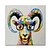 levne Zvířecí malby-mintura ručně vyráběný čínský zvěrokruh olejomalby na plátně nástěnná umělecká dekorace moderní abstraktní zvířata obraz pro domácí dekoraci válcovaný bezrámový nenatažený obraz
