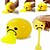 cheap Stress Relievers-3PCS Yellow Round Vomiting &amp; Sucking Lazy Egg Yolk Vent Stress Tricky Game Relief Toys