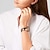 זול להקות שעונים של סמסונג-צפו בנד ל Samsung Watch 6/5/4 40/44mm, Galaxy Watch 5 Pro 45mm, Galaxy Watch 4/6 Classic 42/46/43/47mm, Watch 3, Active 2, Gear S3 S2 סיליקוןריצה תַחֲלִיף רצועה 20mm 22mm מתכוונן מודפס פרחוני צמיד
