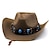 billiga Damhattar-dam cowboy hattar vintage turkos band semester western hattar