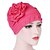 tanie Nakrycia głowy dla kobiet-12 kolorów kobiety nowe mody boczne dekoracje kwiatowe z zroszony solidny szalik czapka muzułmańska chusta na głowę chemo elastyczny turban bandany damskie akcesoria do włosów