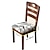 voordelige Hoes voor eetkamerstoel-stoelhoezen voor eetkamerstoelen stretch bedrukte stoel stoelhoezen set van 2 verwijderbare wasbare gestoffeerde stoel stoelbeschermer kussen hoezen voor keuken kantoor
